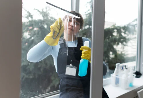 Nettoyage de vitres intérieures et extérieures au Blanc-Mesnil